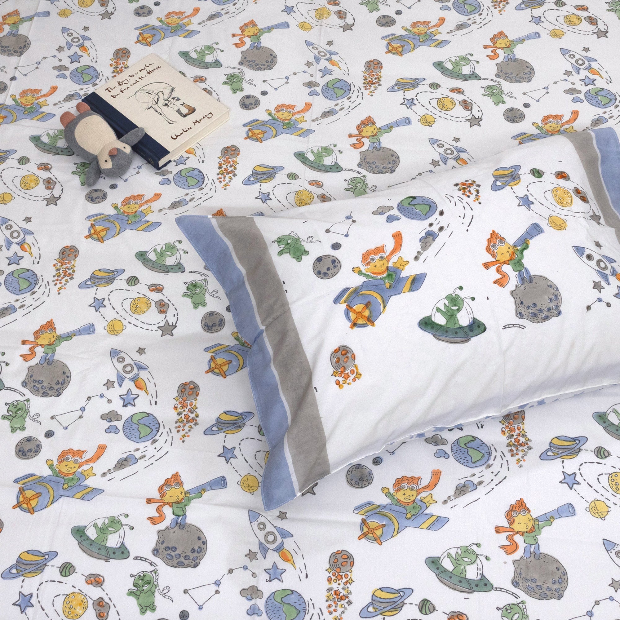 Space Boy | Premium Bedsheet