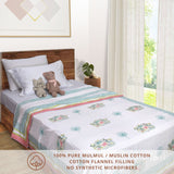 Bunny | Pure Mulmul Cotton | Flannel filling