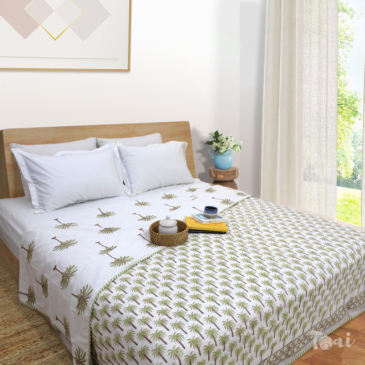 Lotus Vines |  Dohar | Summer Blanket