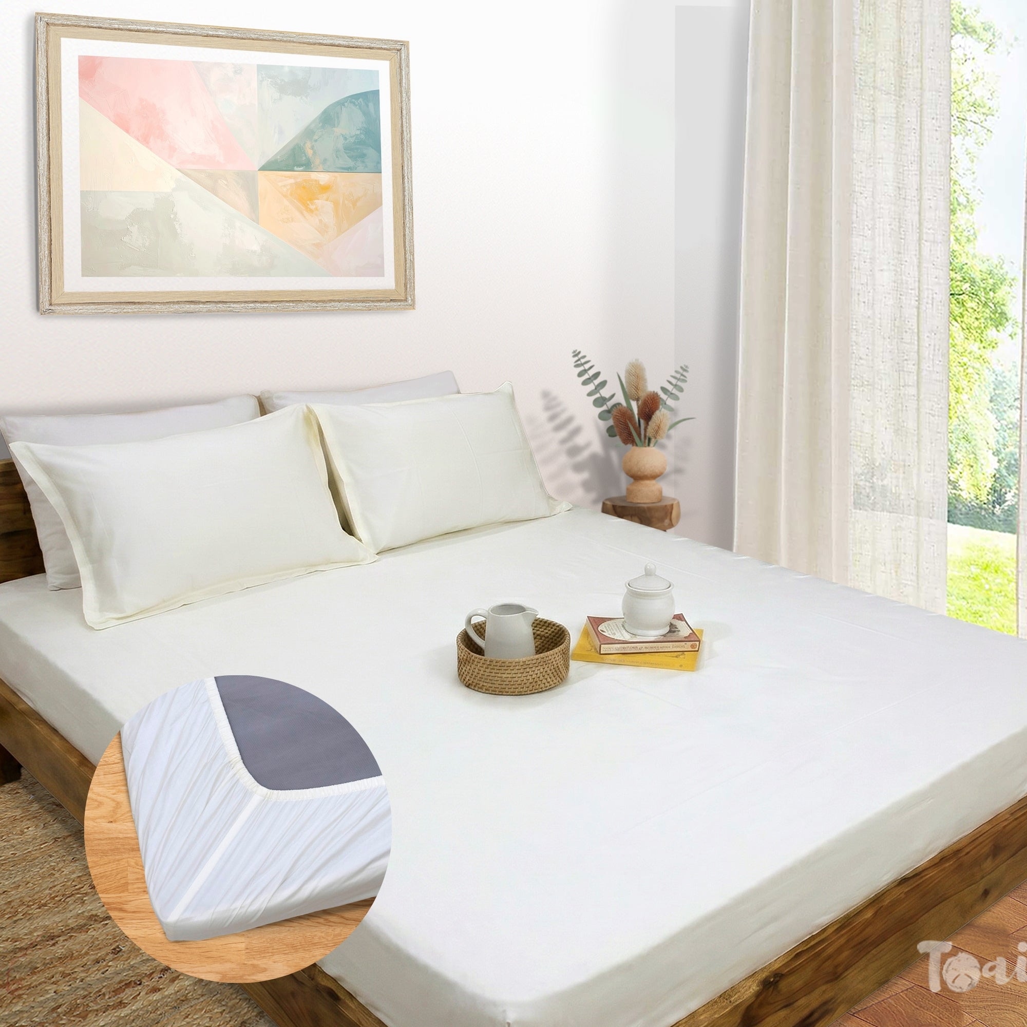 Ivory White | Fitted Bedsheet