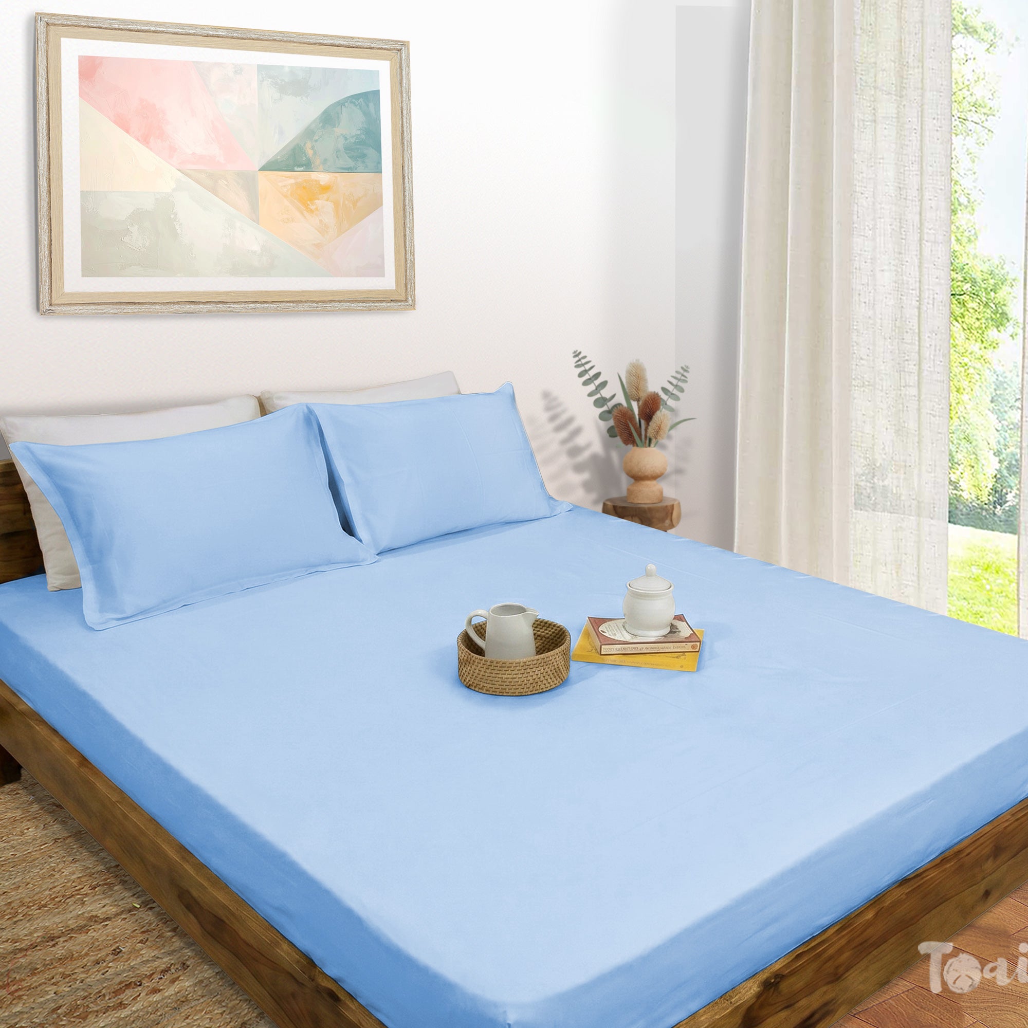 Sky Blye | Fitted Bedsheet