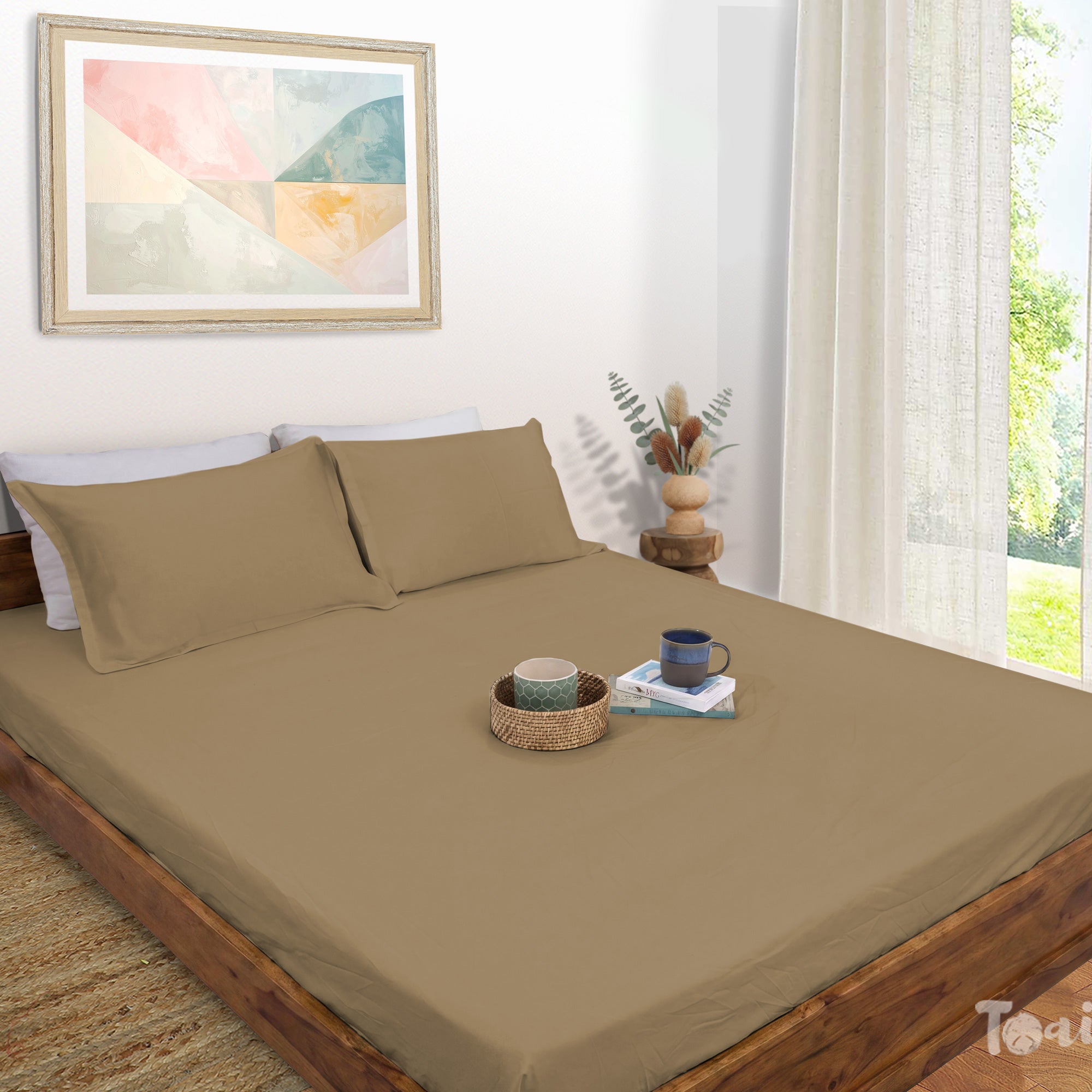 Brown | Fitted Bedsheet