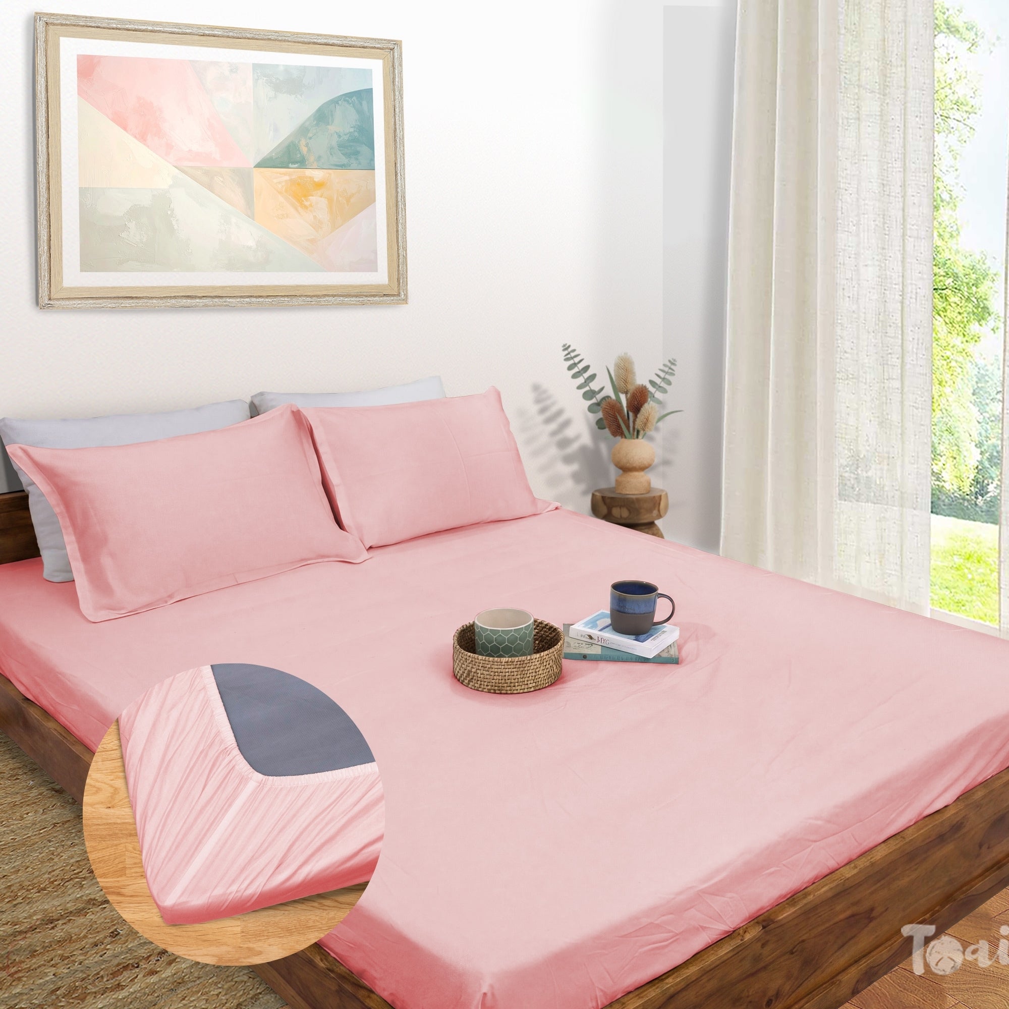 Baby Pink | Fitted Bedsheet