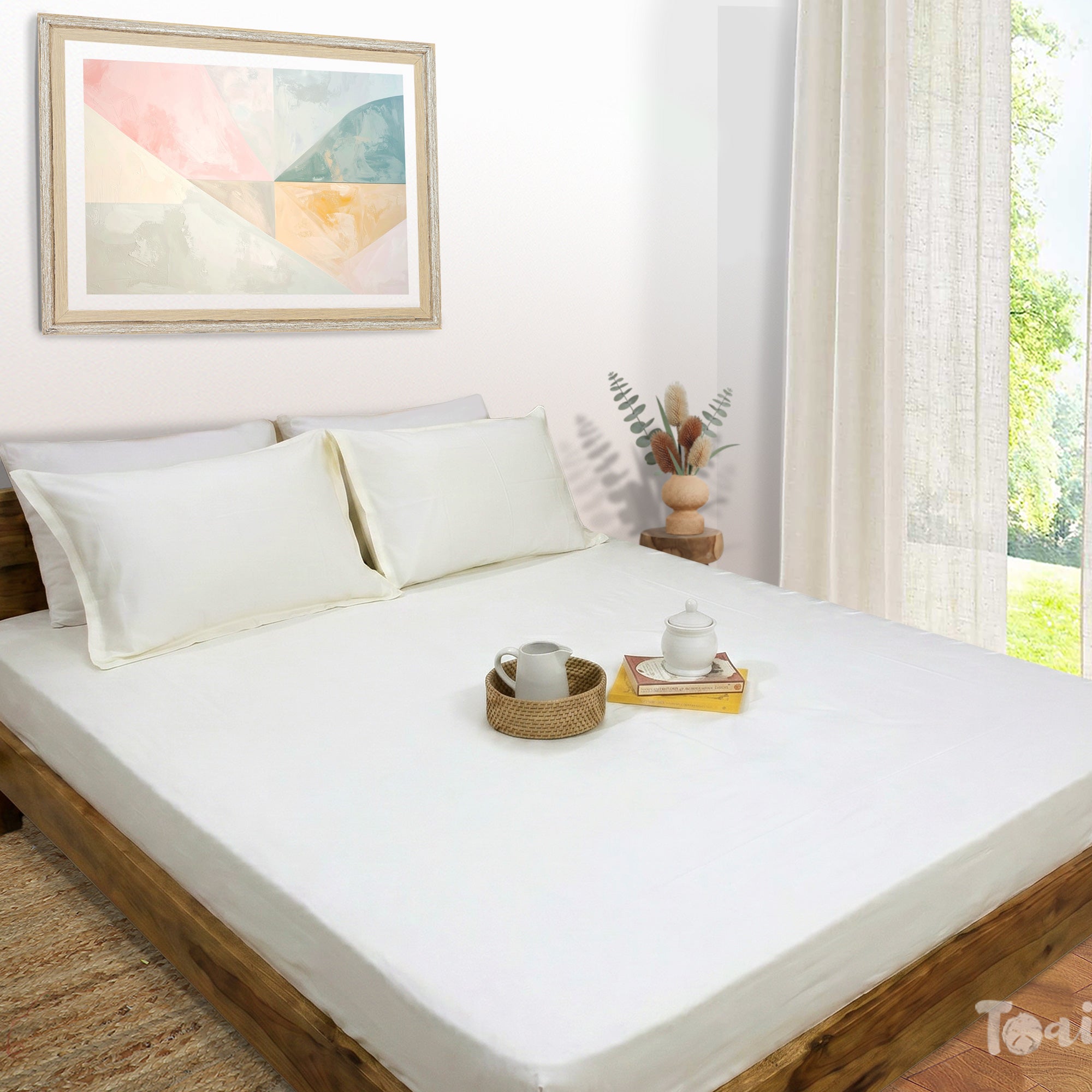 Ivory White | Fitted Bedsheet