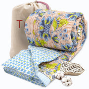 Large Night flowers  | Quilts | Razai | Comforter