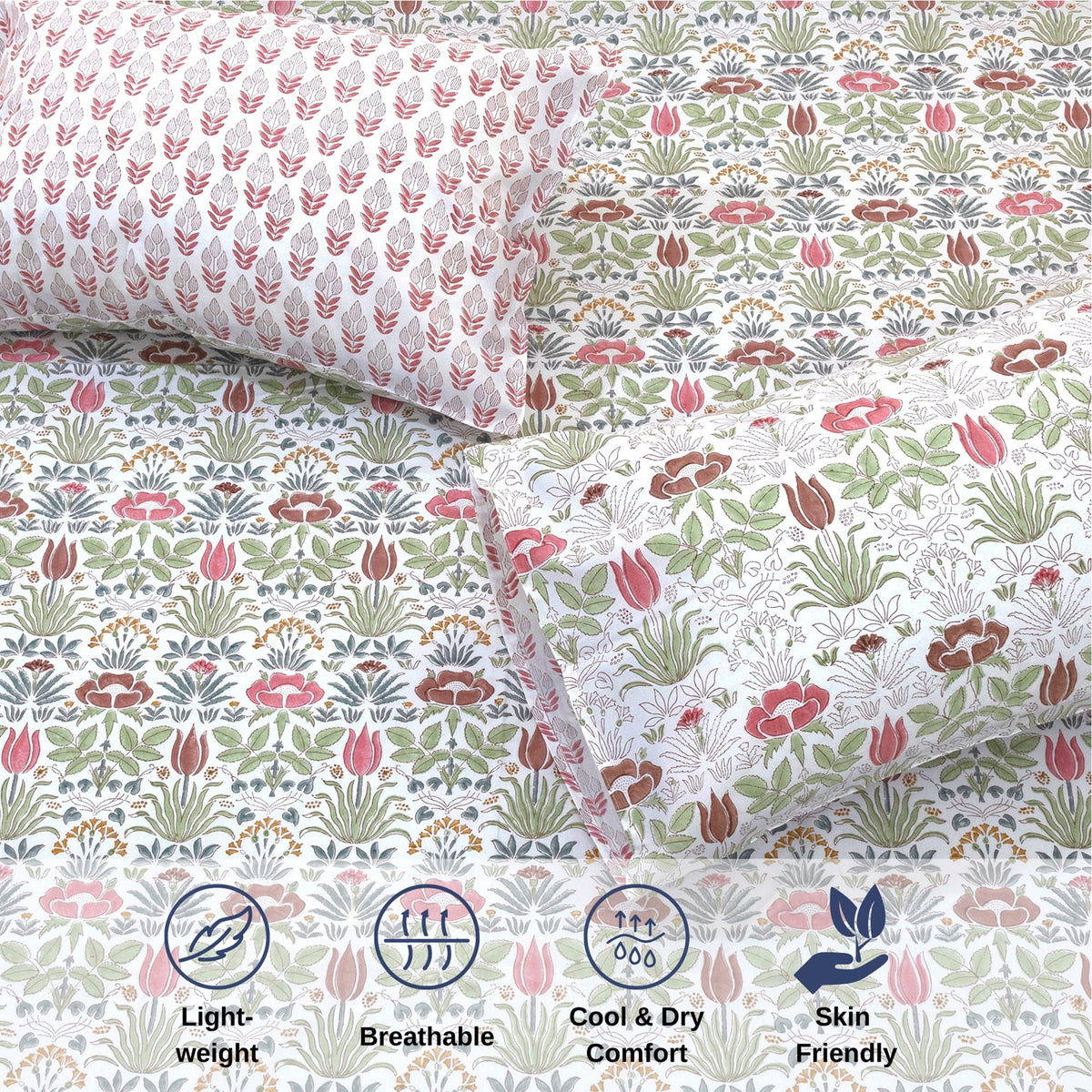 Spring Florals | Premium Bedsheet