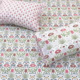 Spring Florals | 300TC Mercerized Cotton Bedsheet