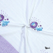 Sheep White Blue  |  Dohar | Summer Blanket