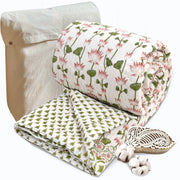 Lotus Vines  |  Quilts | Razai | Comforter