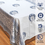 Blue Grey White | Pure Cotton Bedsheet