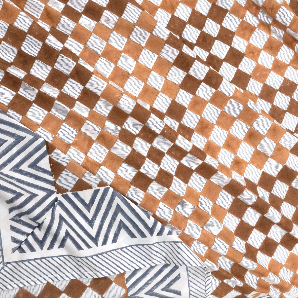 Geometric Square   | Premium Bedsheet