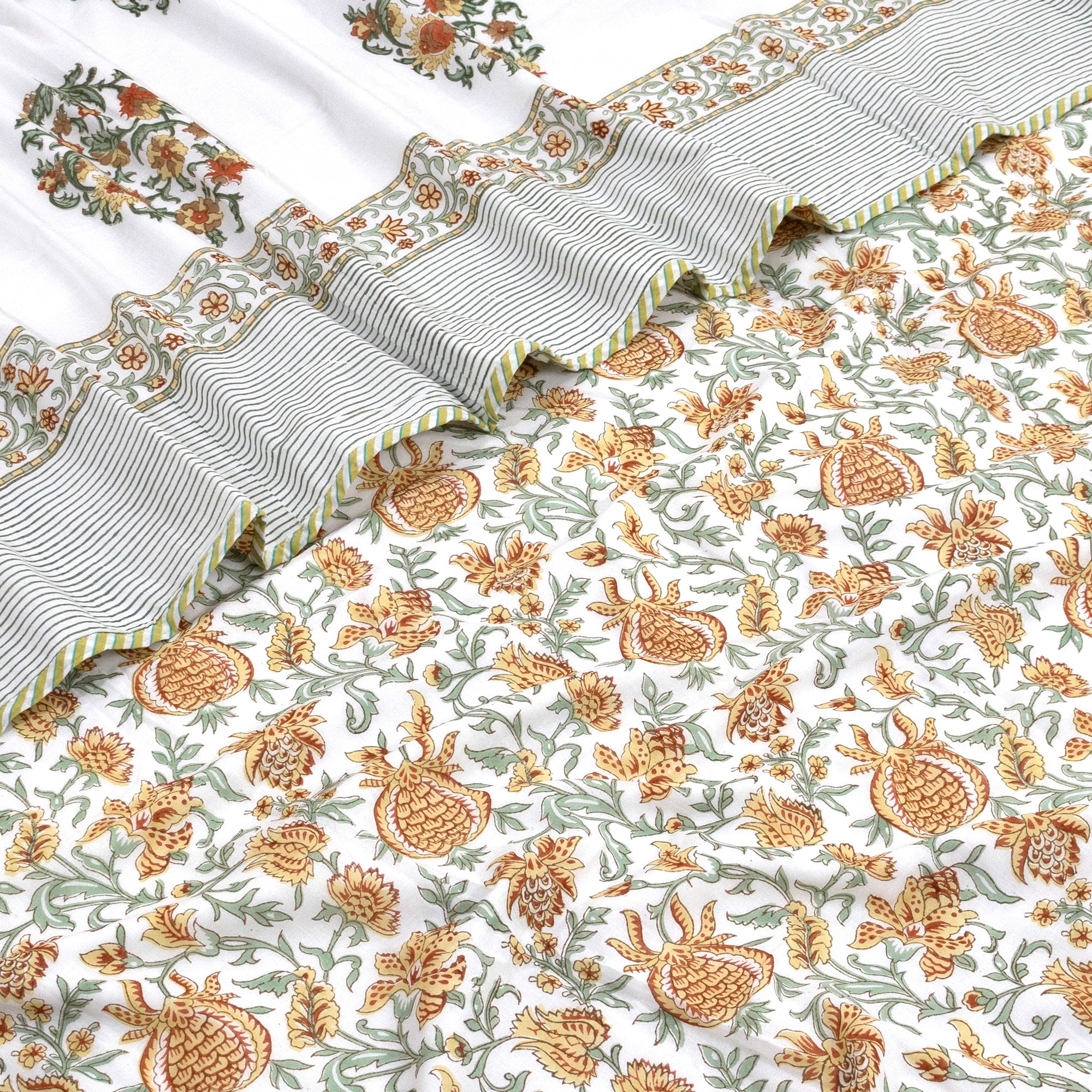 Earthy Mugal Motif  | Dohar | Summer Blanket