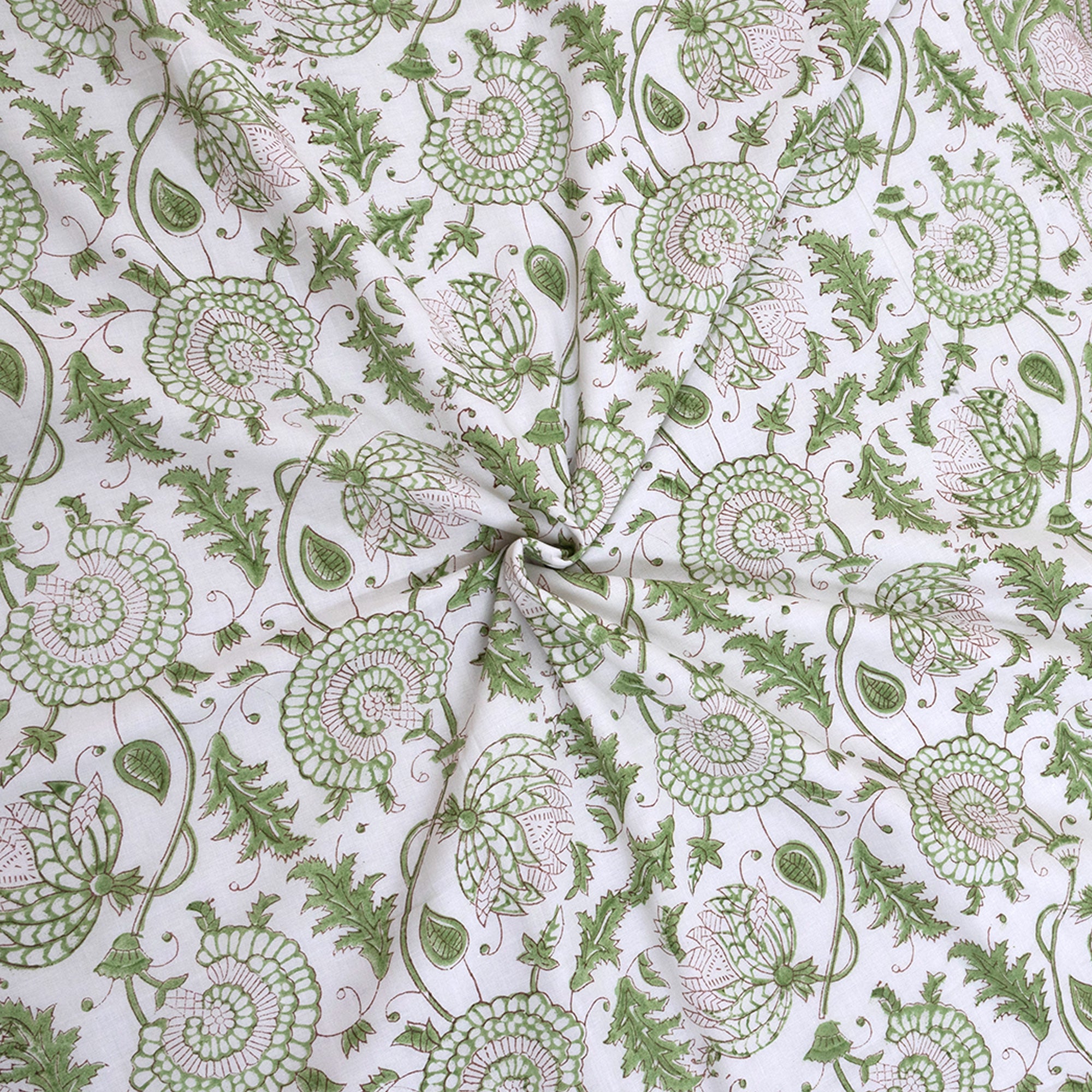 Green Kalamkari |Dohar | Summer Blanket