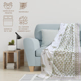 Palm Trees | Pure Mulmul Cotton | Flannel filling