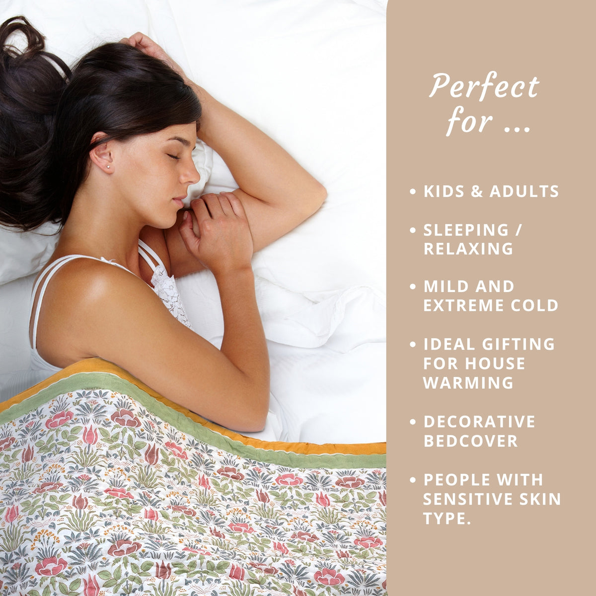 Spring Floral  |  Quilts | Razai | Comforter
