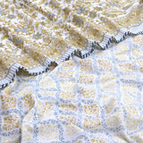 Autumn Leaves | 300TC Bedsheet | 2 Pillow Covers | Mulmul Cotton Dohar