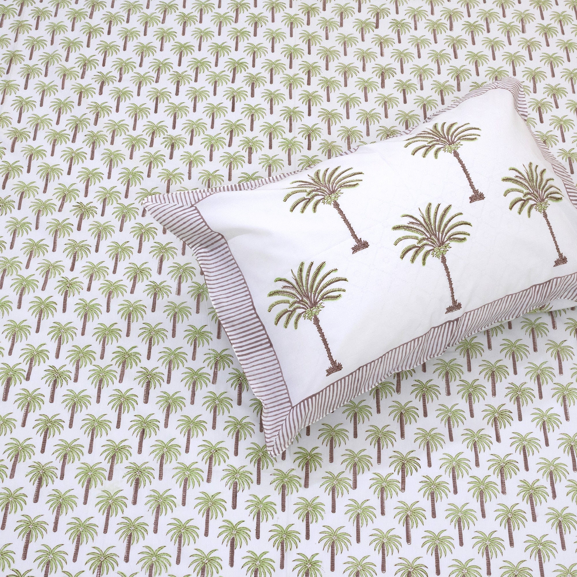 Small Palm | Premium Bedsheet