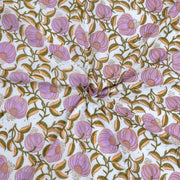 Round Flowers & Leaves | Dohar | Summer Blanket