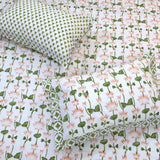 Lotus Vines | 300TC Mercerized Cotton Bedsheet