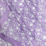 Lavender Kalamkari| 300TC Bedsheet | 2 Pillow Covers | Mulmul Cotton Quilt