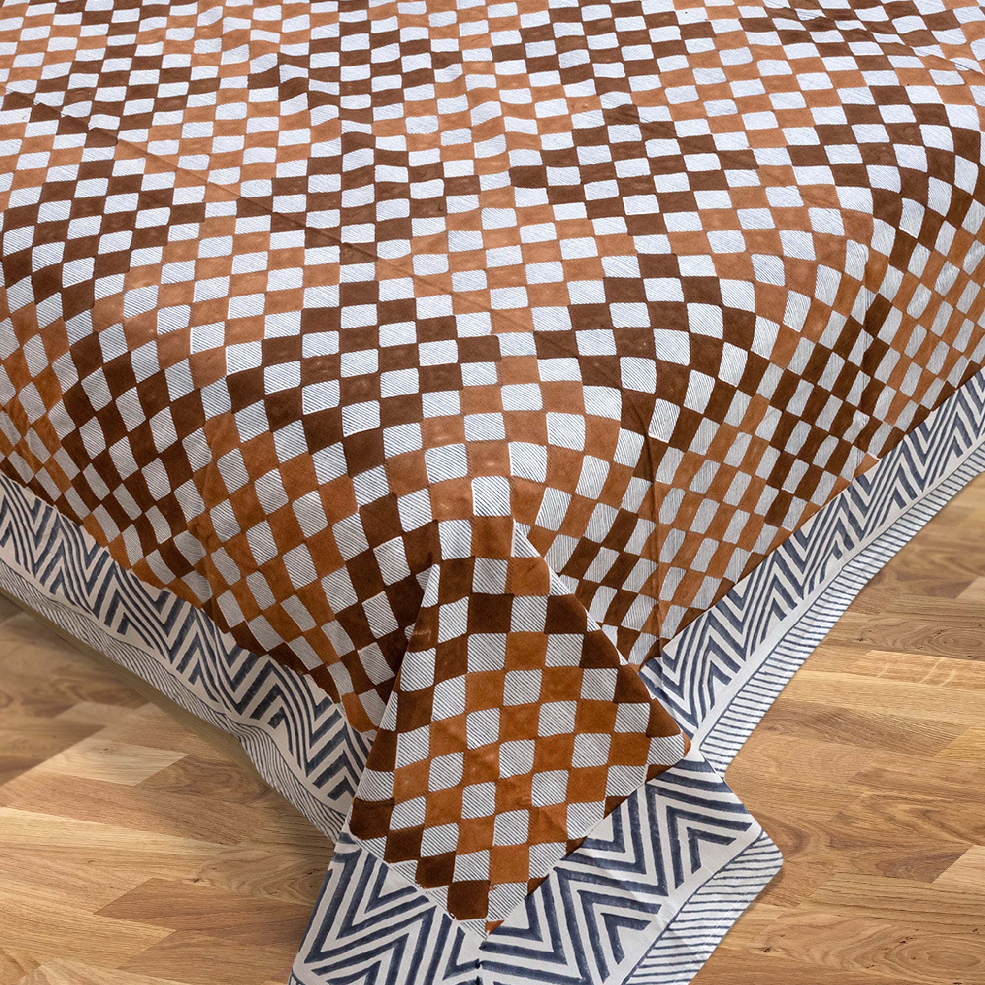 Geometric Square   | Premium Bedsheet