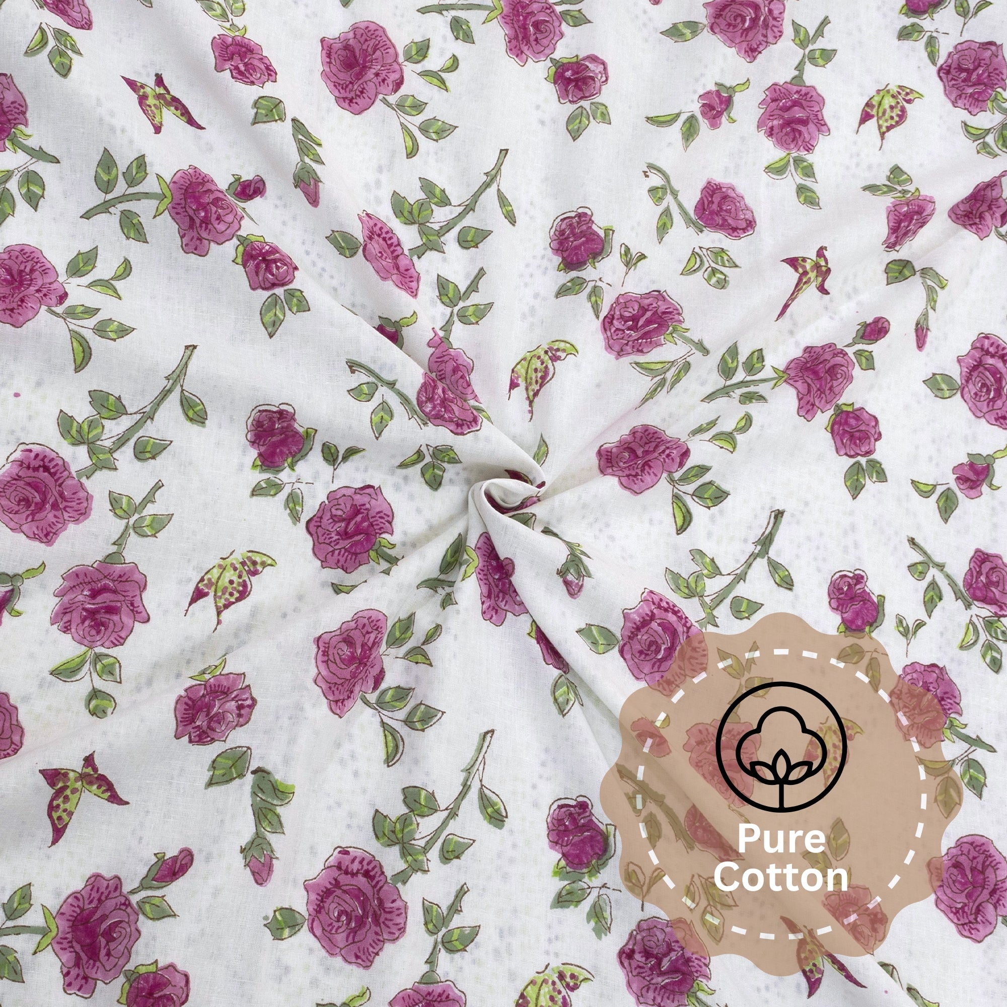 Rose Meadow | Quilt Duvet Cover with Pillow Covers