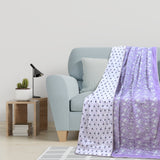 Lavender Kalamkari | Pure Mulmul Cotton | Flannel filling