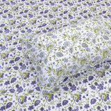 Small Lavender Flowers  | 210TC Pure Cotton Bedsheet