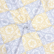 Yellow Grey Jharokha | Dohar | Summer Blanket
