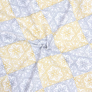 Yellow Grey Jharokha | Dohar | Summer Blanket