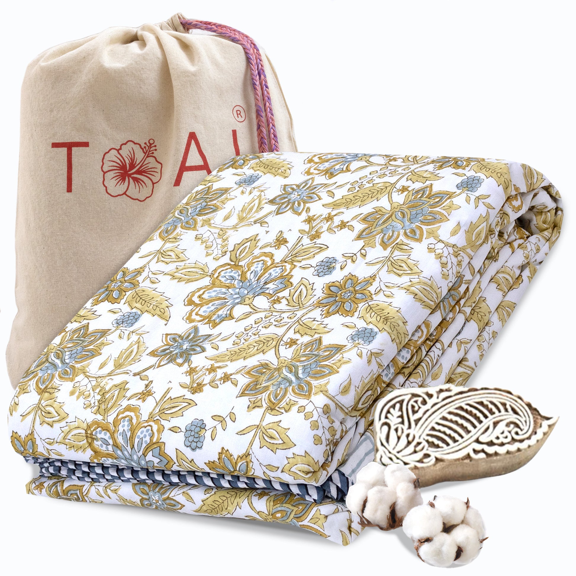 Autumn Leaves & Florals -Chadar
