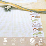 Polka Homes  | Pure Mulmul Cotton | Flannel filling