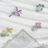 Floral White  | Pure Cotton Bedsheet