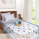 Adil Jaal | Pure Mulmul Cotton | Flannel filling