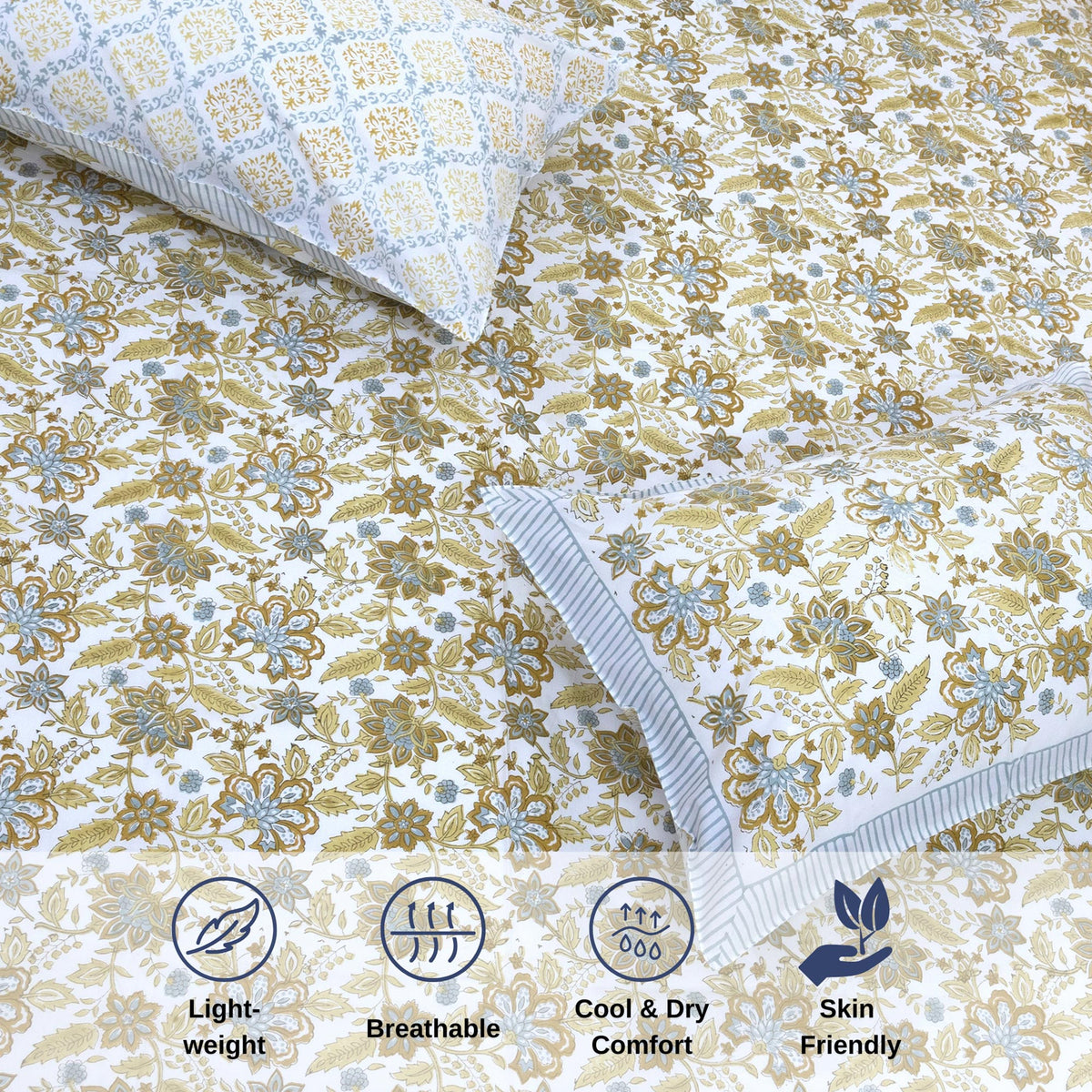 Autumn Leaves | Premium Bedsheet