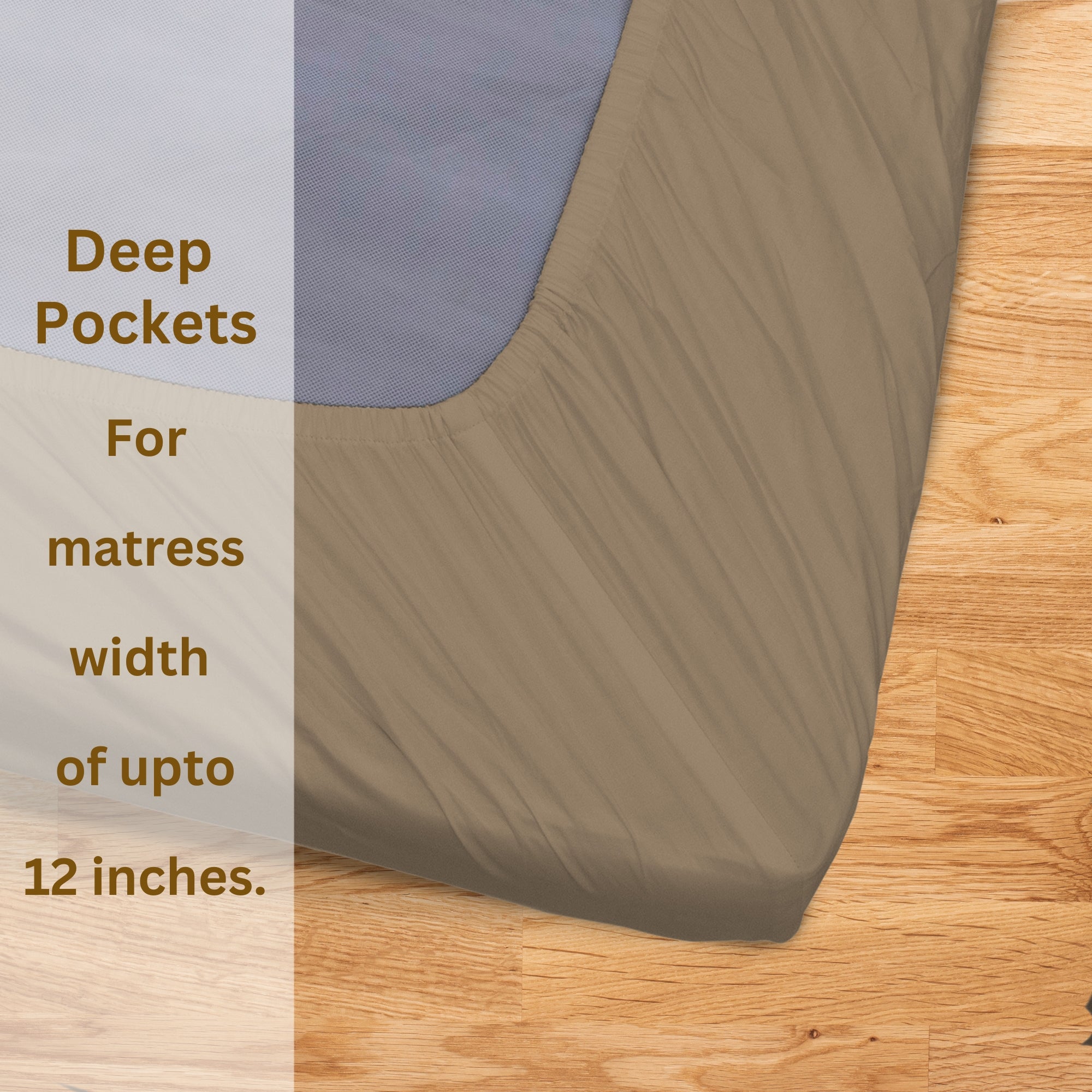 Brown | Fitted Bedsheet