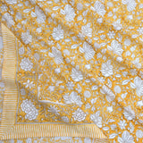 Yellow Kalamkari | 210TC Pure Cotton Bedsheet