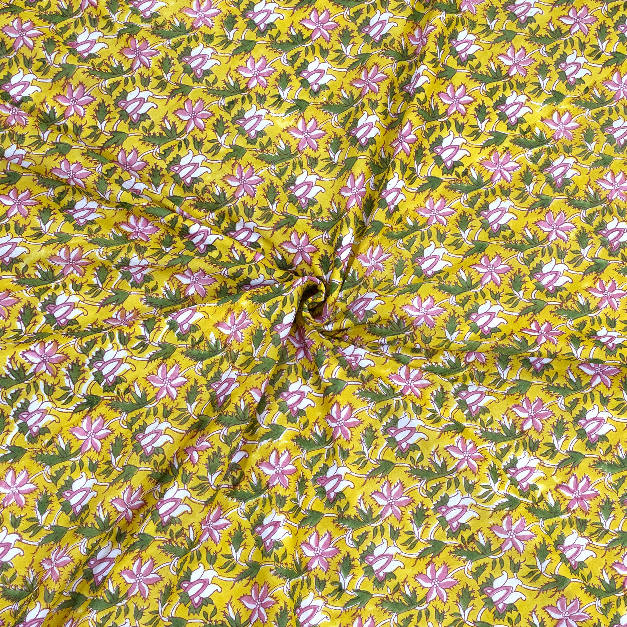 Pink Floral Pond | Dohar | Summer Blanket