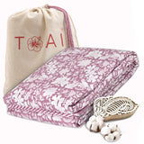 Vintage Pink | Pure Mulmul Cotton | Flannel filling