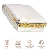 Polka Homes  | Pure Mulmul Cotton | Flannel filling