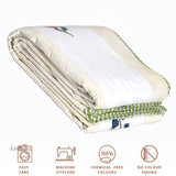 Floral Panel | Pure Mulmul Cotton | Flannel filling