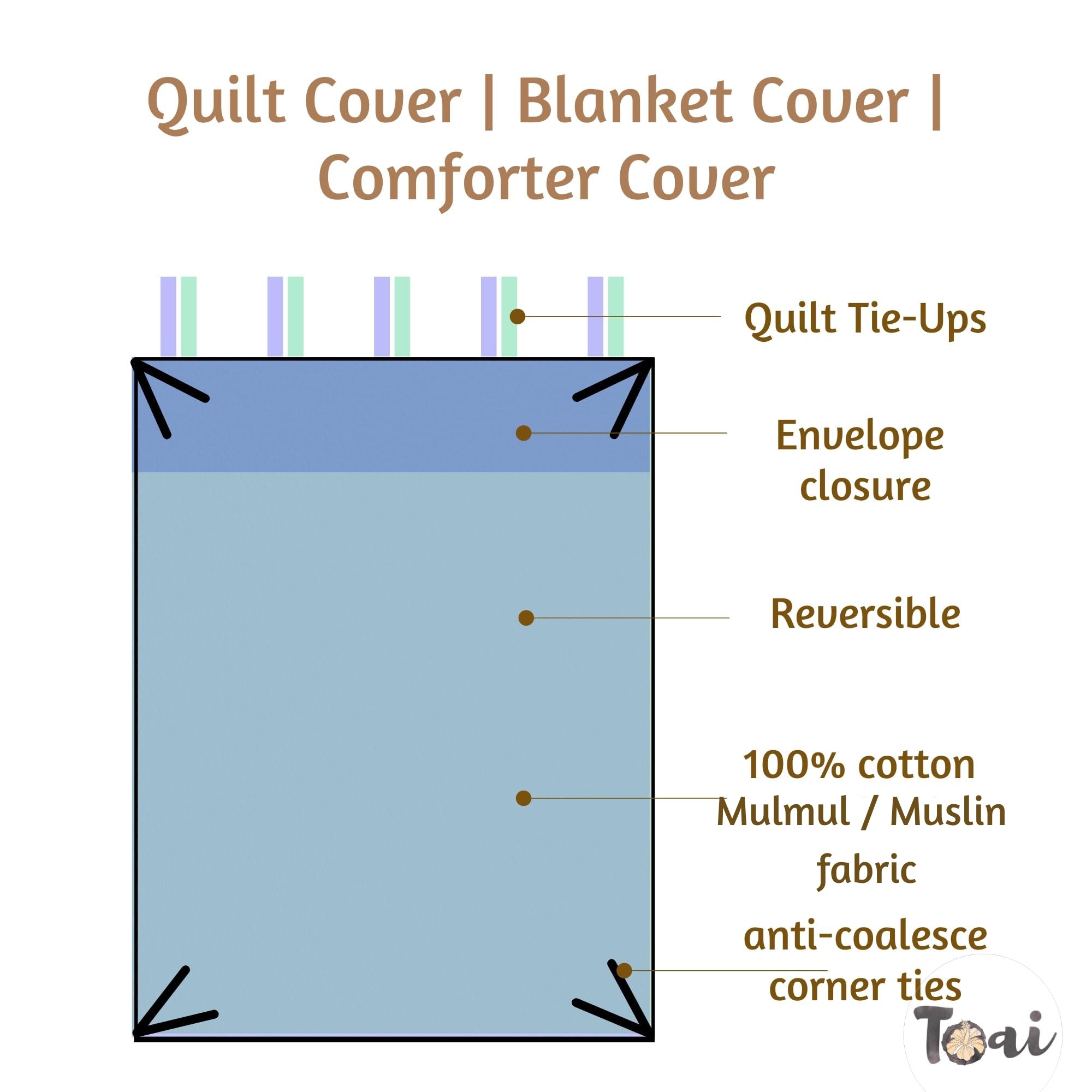 French Poppies | Quilt Duvet Cover