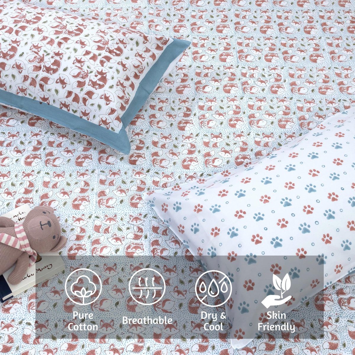 Little Fox | Premium Bedsheet