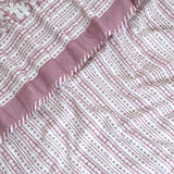 Vintage Pink | Pure Mulmul Cotton | Flannel filling