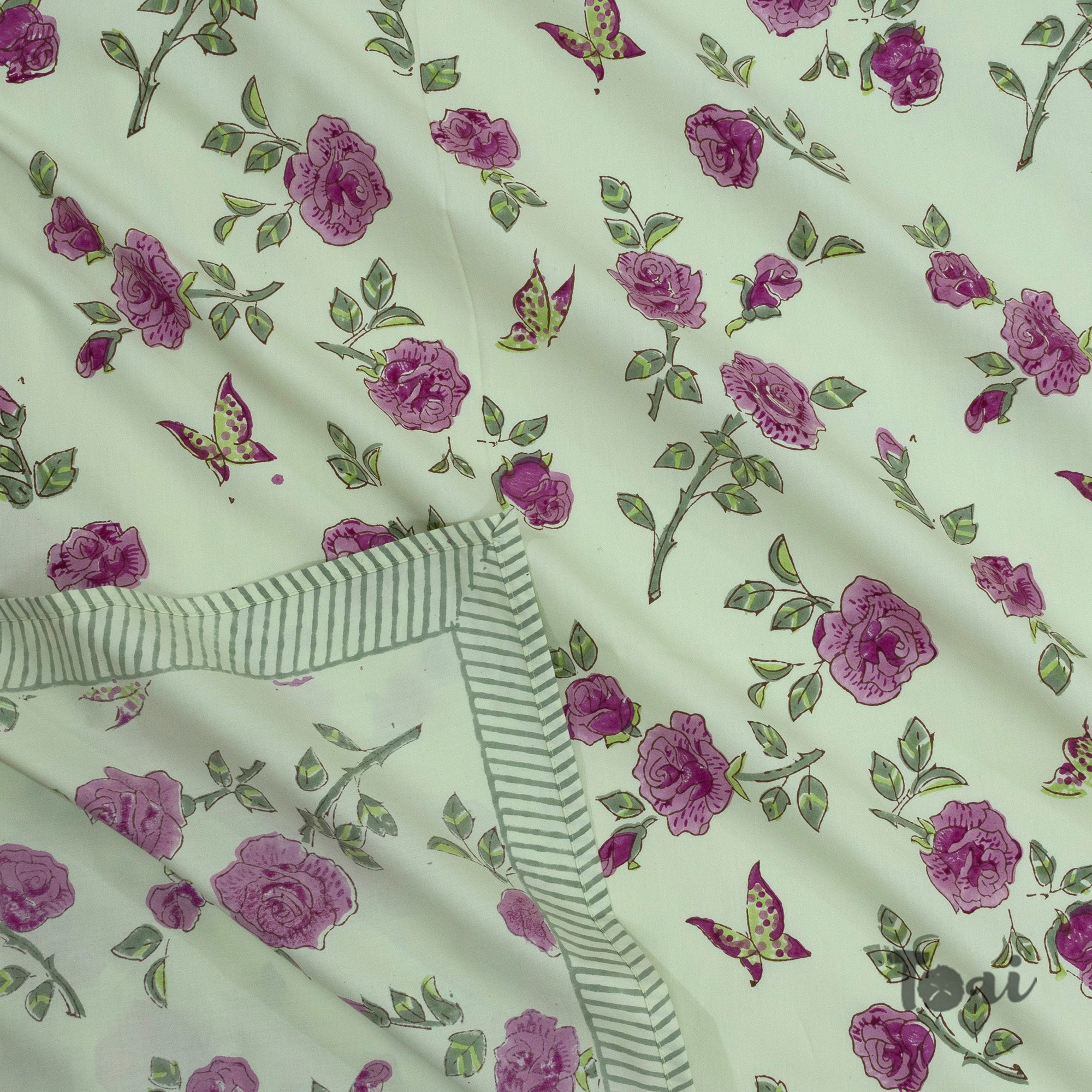 Rose Meadow | All- Season Bedding Set | Premium Bedsheet , Pillow Covers, Dohar