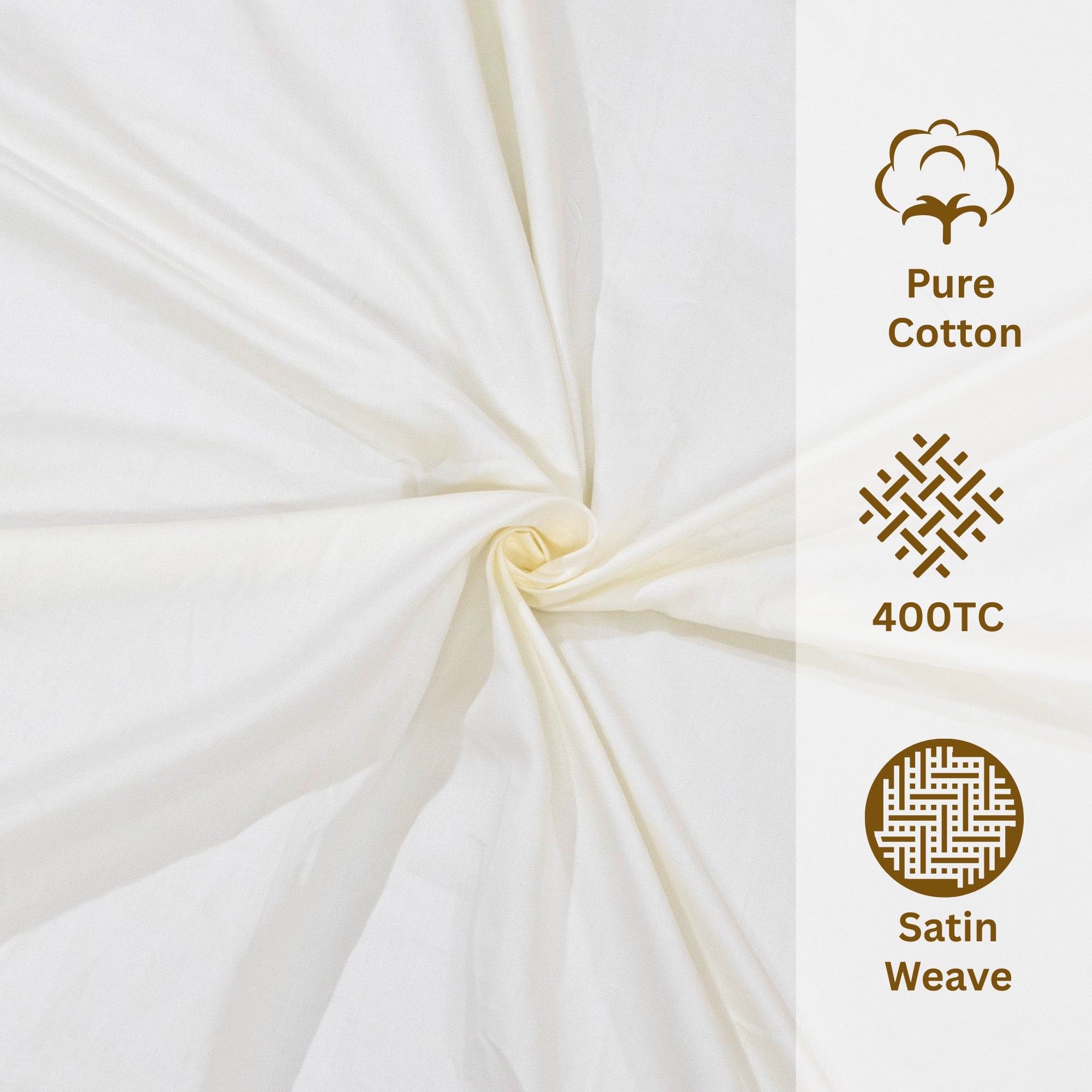 Ivory White | Fitted Bedsheet