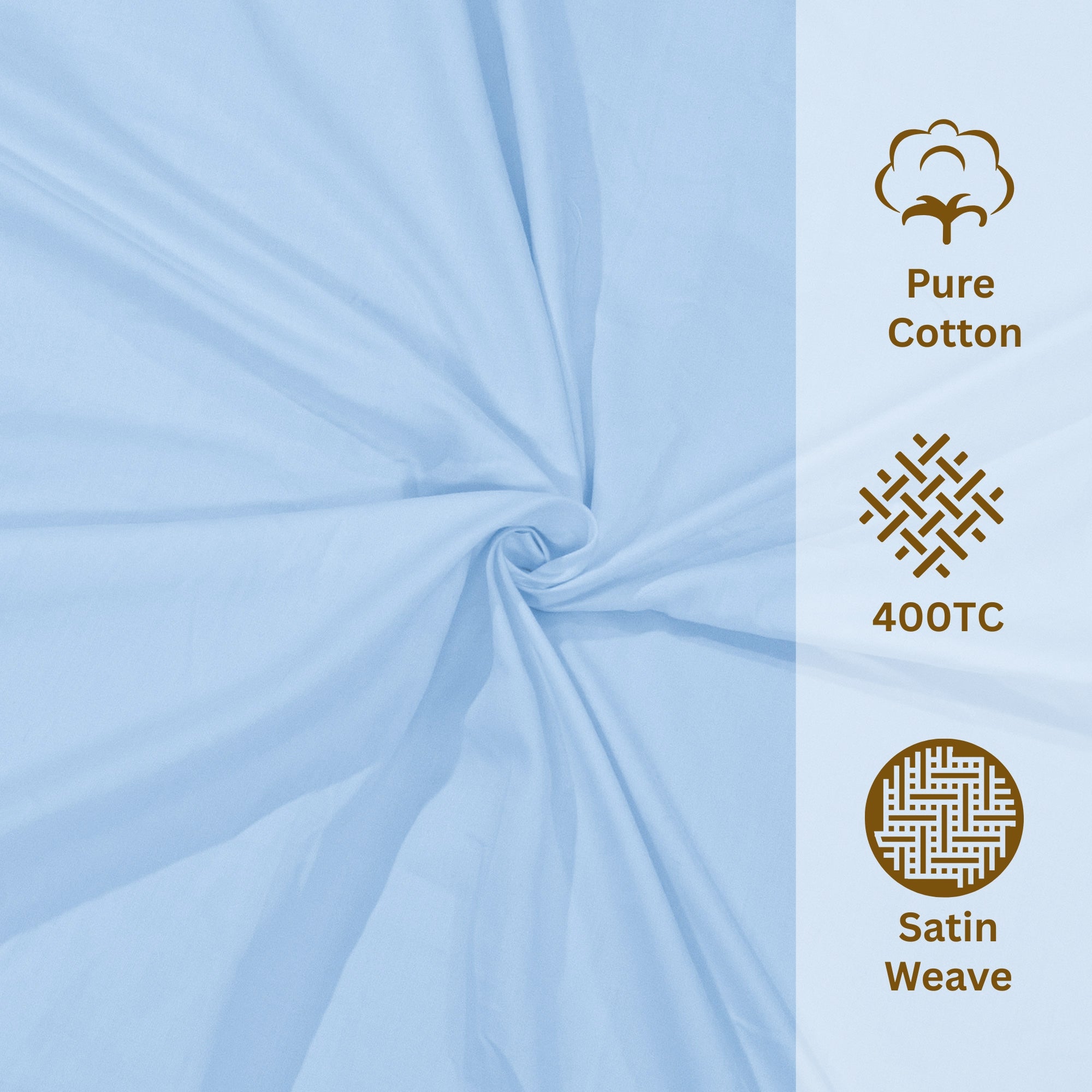 Sky Blue | Fitted Bedsheet