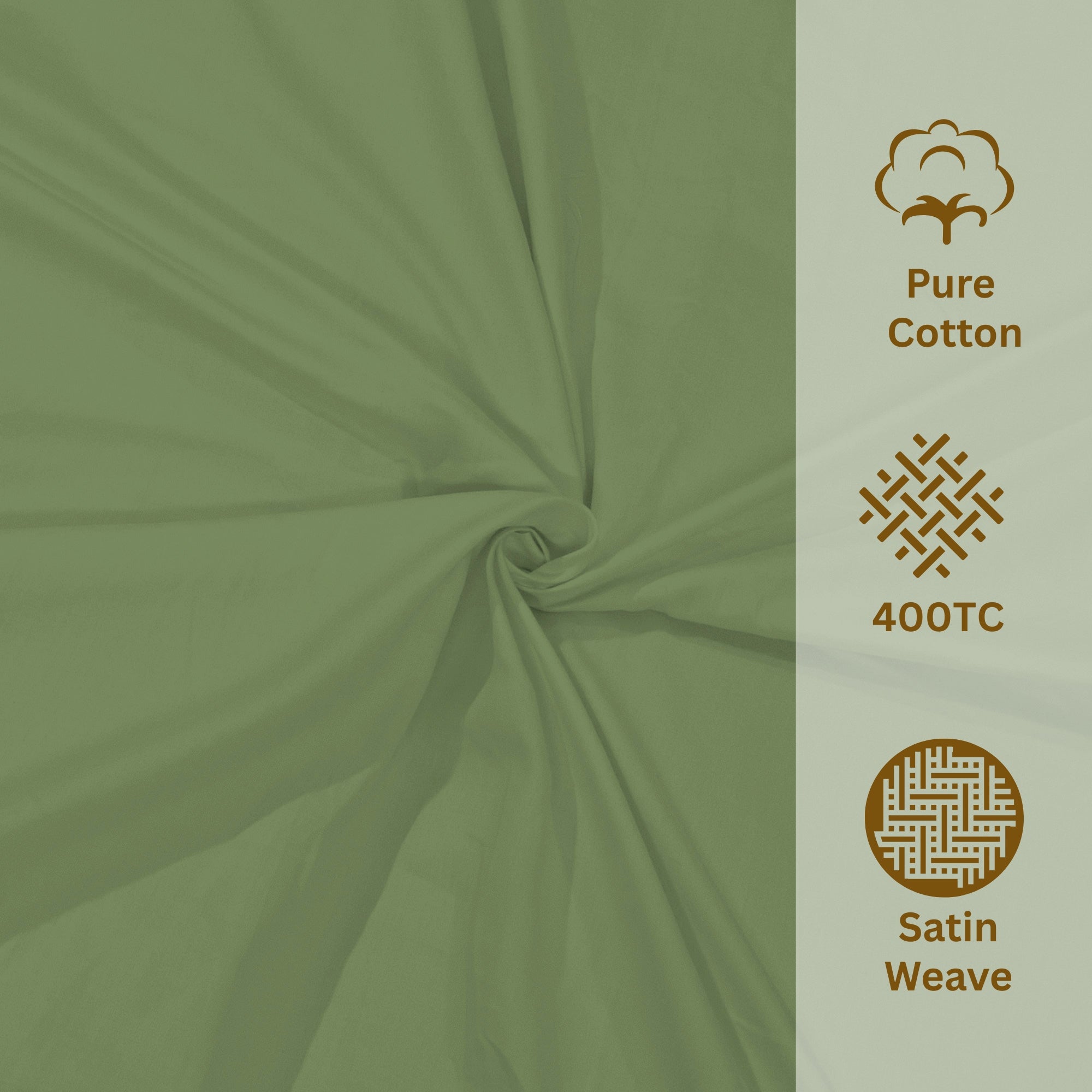 Olive Green | Fitted Bedsheet