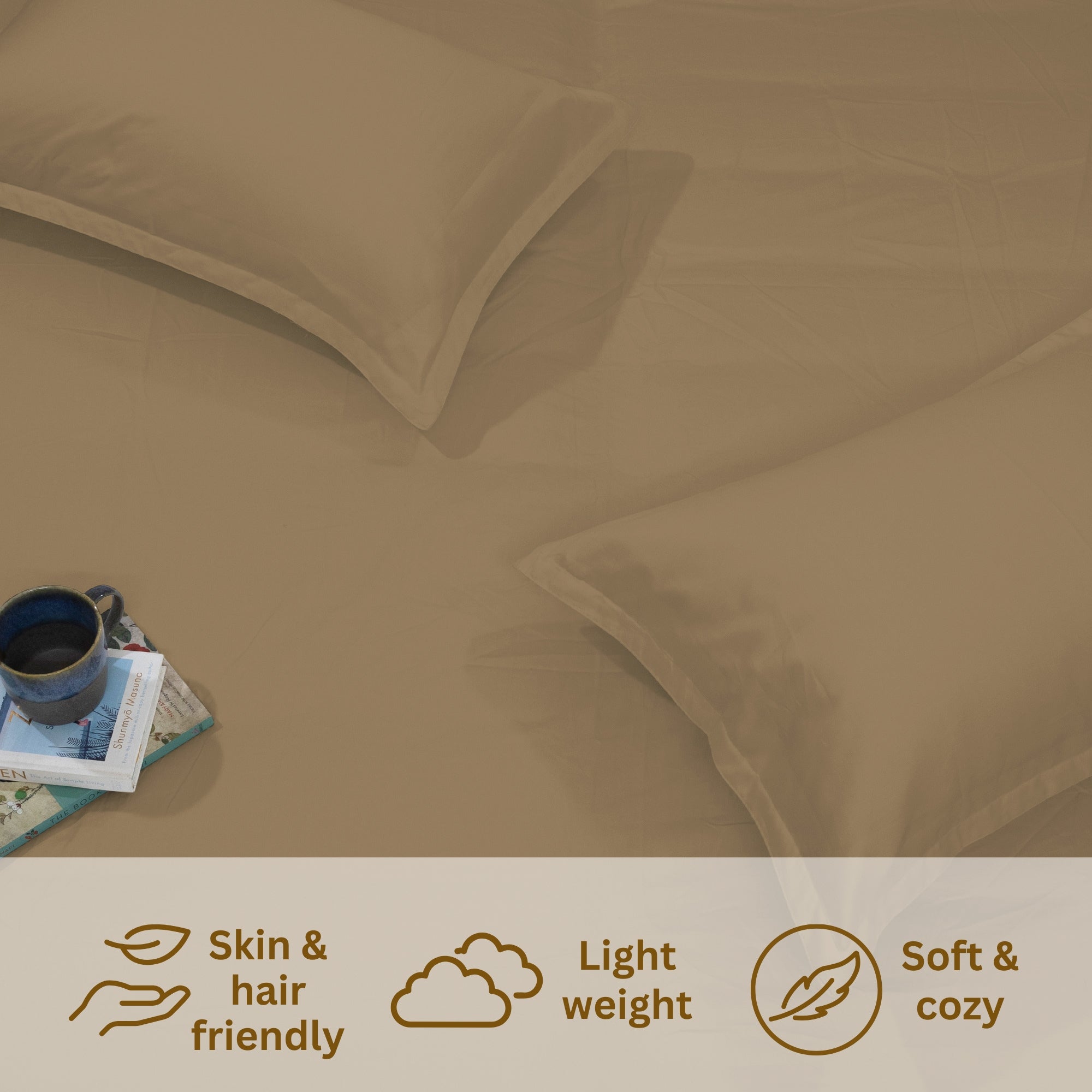 Brown | Fitted Bedsheet
