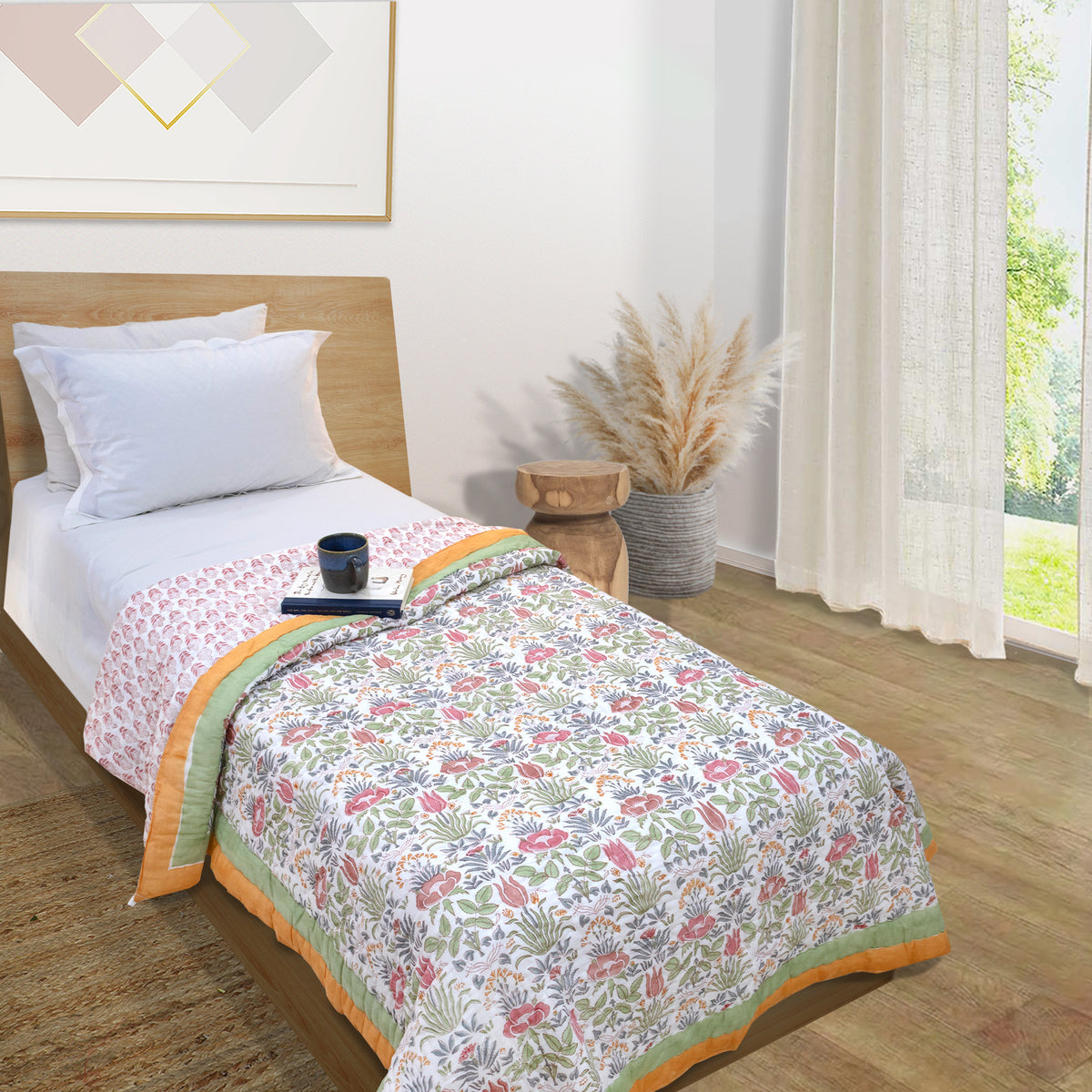 Spring Floral  |  Quilts | Razai | Comforter